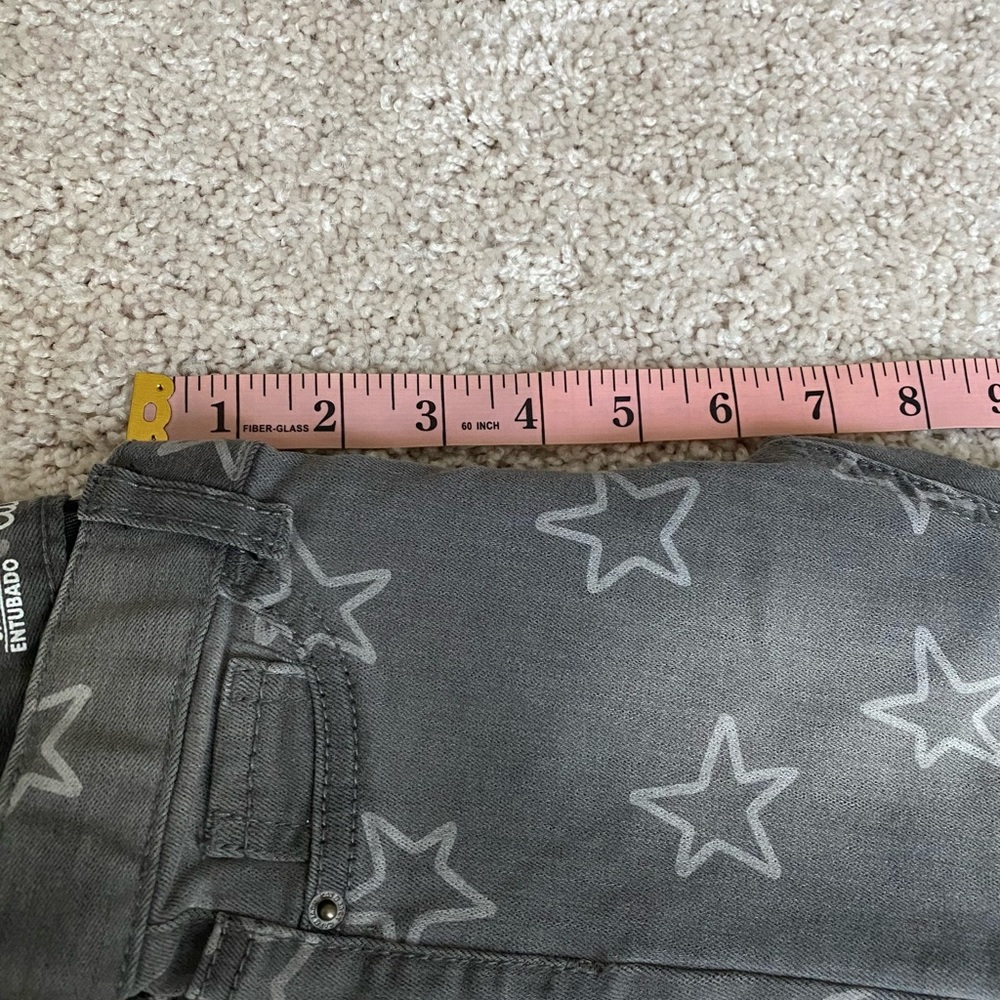 CAT & JACK Skinny Gray jeans with star print - Picture 7 of 8
